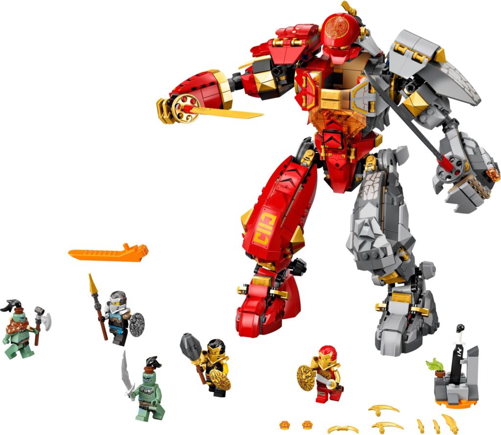 LEGO NINJAGO 71720 Fire Stone Mech