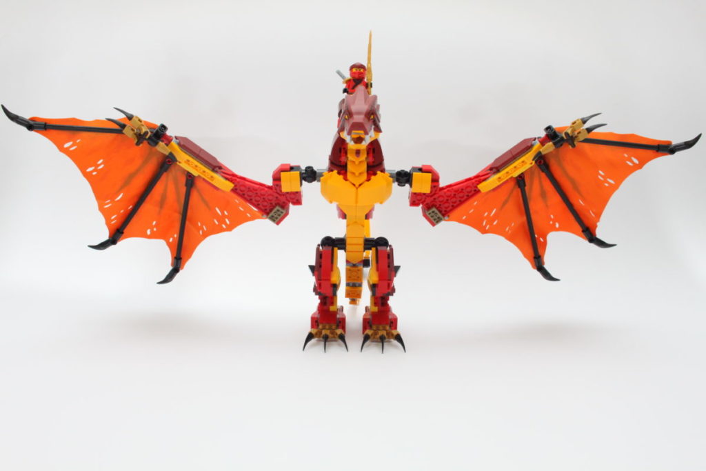 LEGO NINJAGO 71754 Fire Dragon Attack review 1