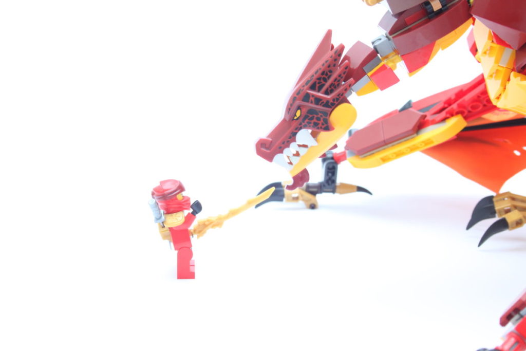 LEGO NINJAGO 71754 Fire Dragon Attack review 11