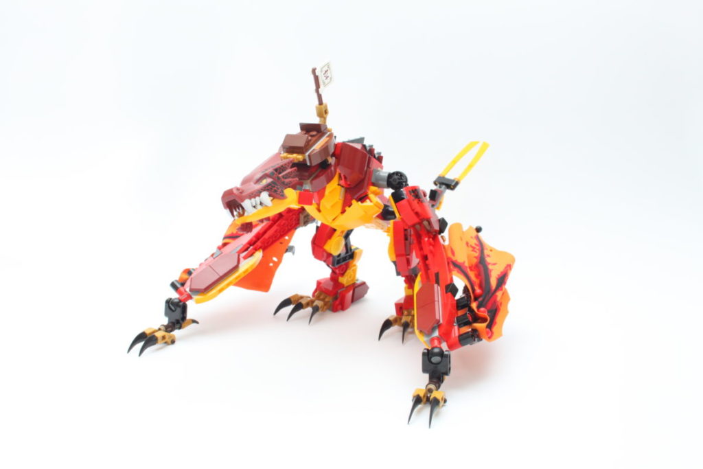 LEGO NINJAGO 71754 Fire Dragon Attack review 4