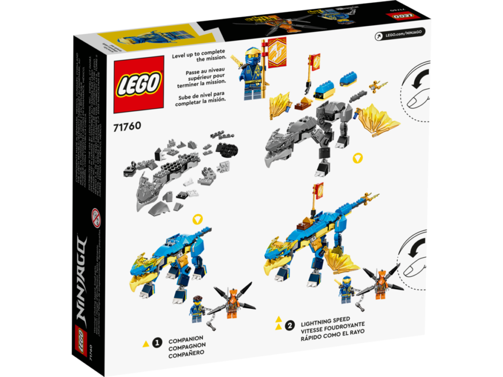 LEGO NINJAGO 71760 Jays Thunder Dragon EVO 3