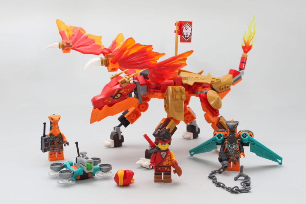 LEGO NINJAGO 71762 Kais Fire Dragon EVO review 10