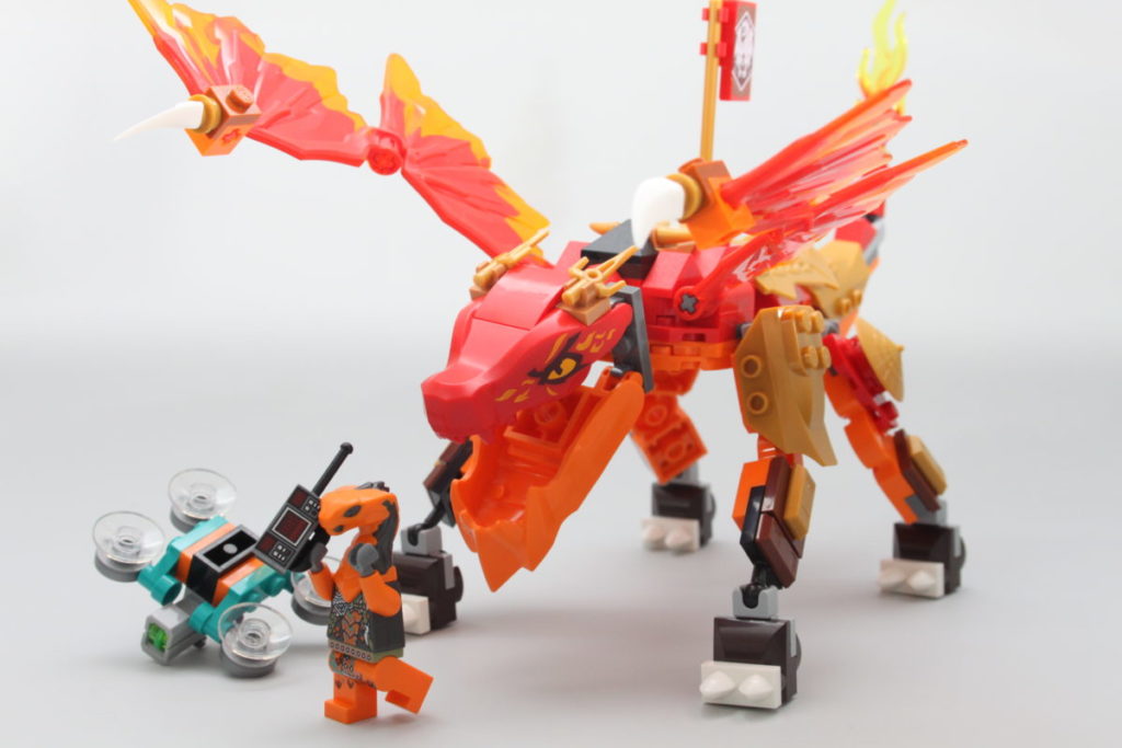 LEGO NINJAGO 71762 Kais Fire Dragon EVO review 11