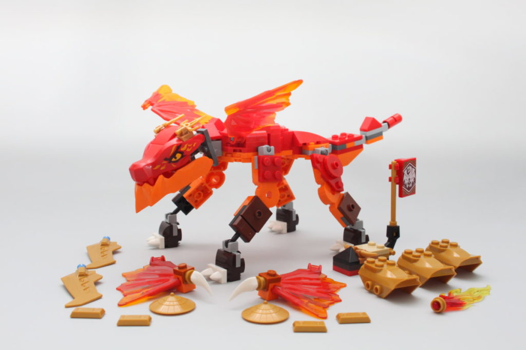 LEGO NINJAGO 71762 Kais Fire Dragon EVO review 16