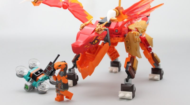 გამორჩეულია LEGO NINJAGO 71762 Kais Fire Dragon EVO მიმოხილვა