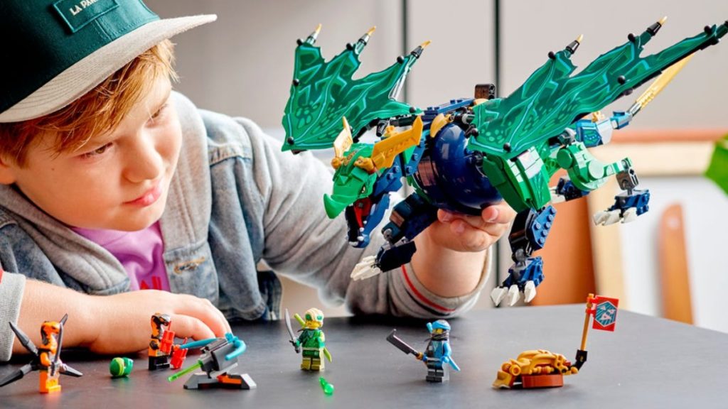 LEGO Ninjago Minifigure - Jay / Dragon Ninja with swords - Extra Extra  Bricks