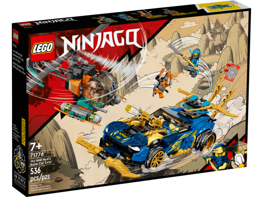 LEGO NINJAGO 71776 Jay and Nyas Race Car EVO 1
