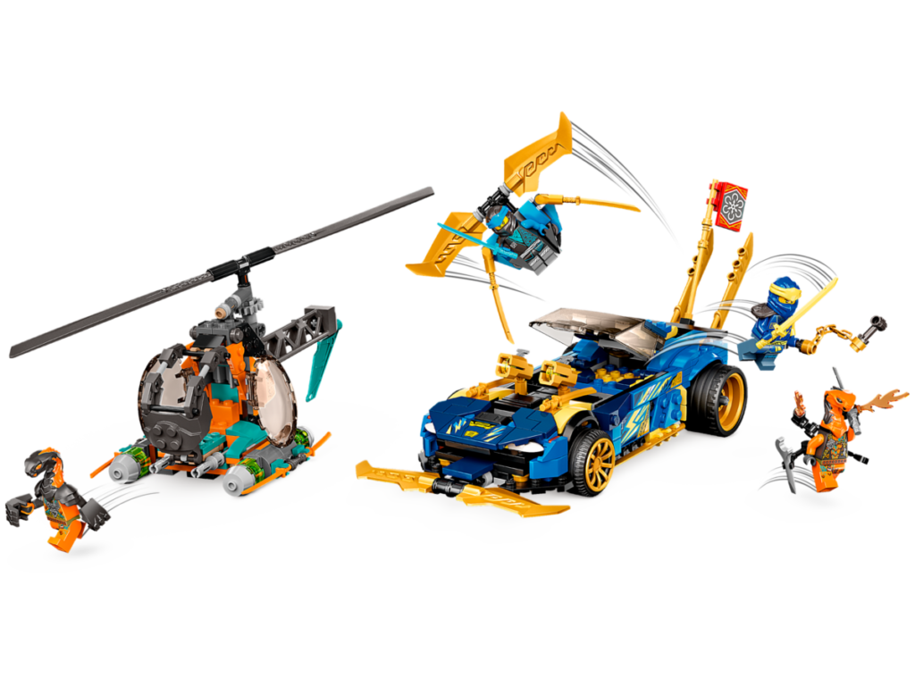 LEGO NINJAGO 71776 Jay and Nyas Race Car EVO 2