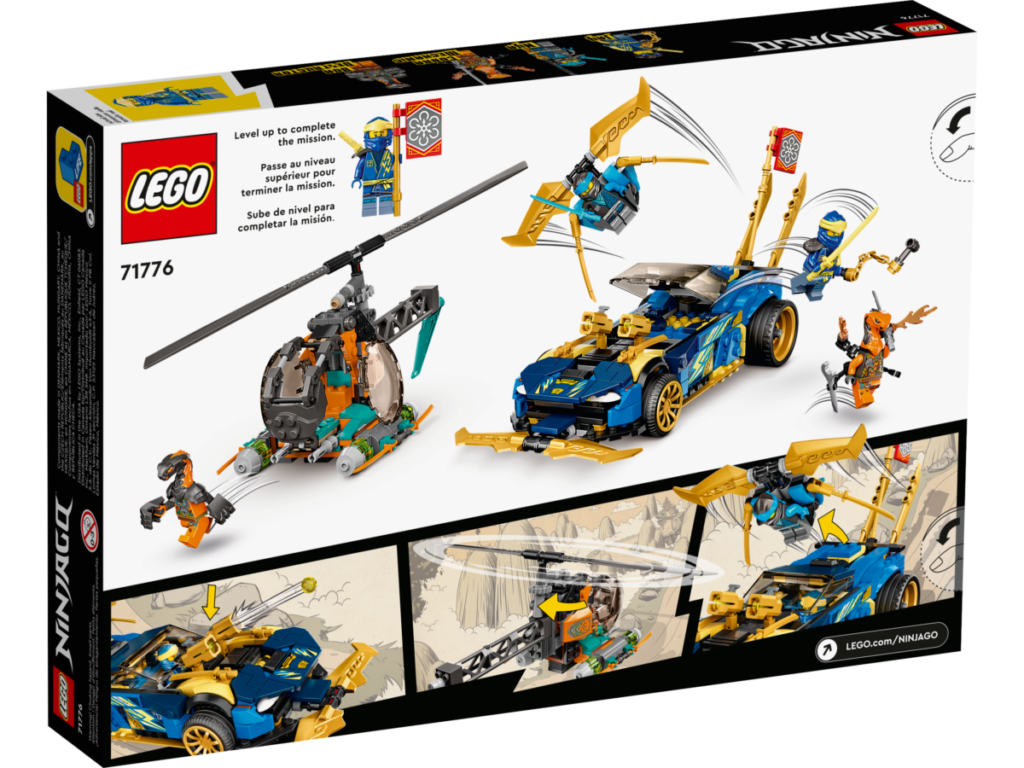 LEGO NINJAGO 71776 Jay and Nyas Race Car EVO 3