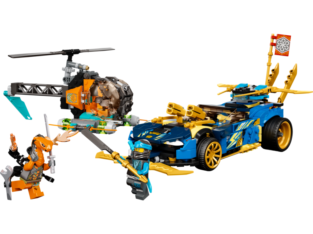 LEGO NINJAGO 71776 Jay and Nyas Race Car EVO 5