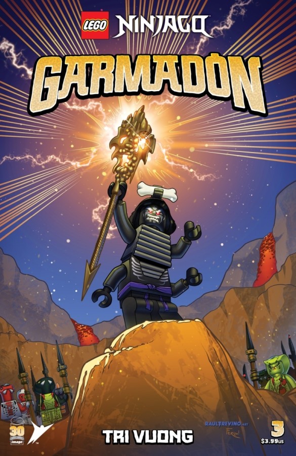 LEGO NINJAGO Garmadon comic book third issue covers