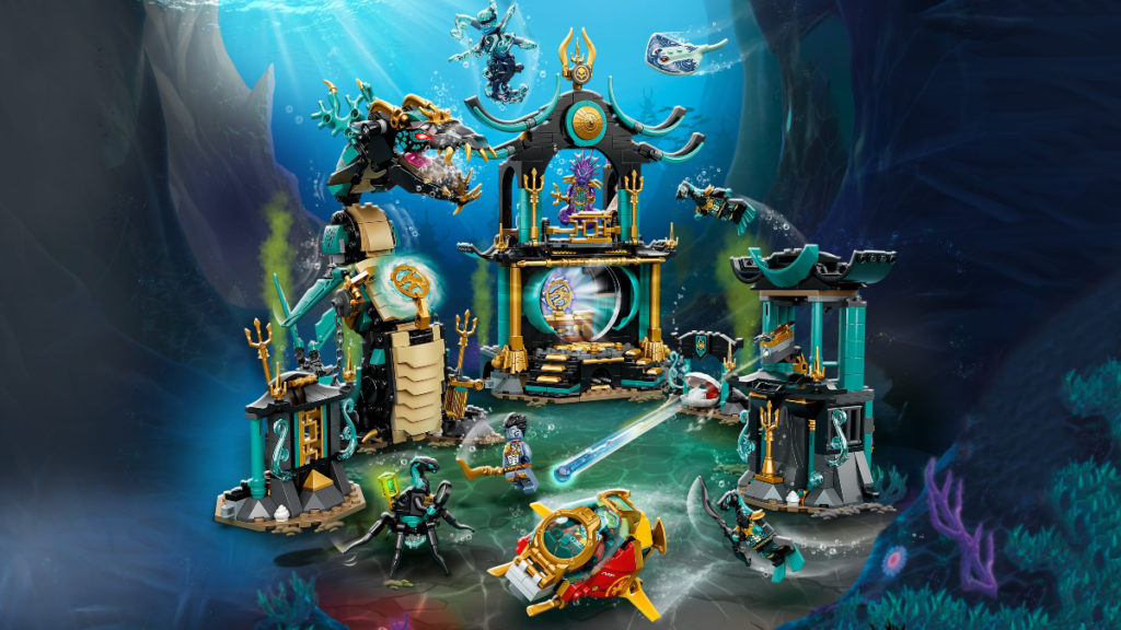 LEGO NINJAGO Temple of the Endless Sea 71755 key render featured