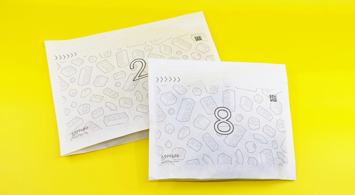 First recyclable LEGO paper bags revealed in a 2021 set