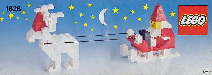 LEGO Stagionale 1628 Babbo Natale con Renne e Slitta