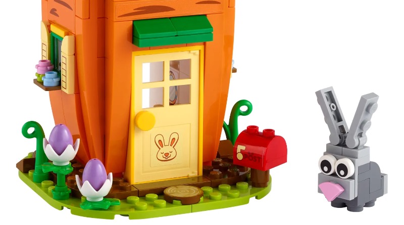 LEGO Seasonal 40449 Easter Bunnys Carrot House Featured