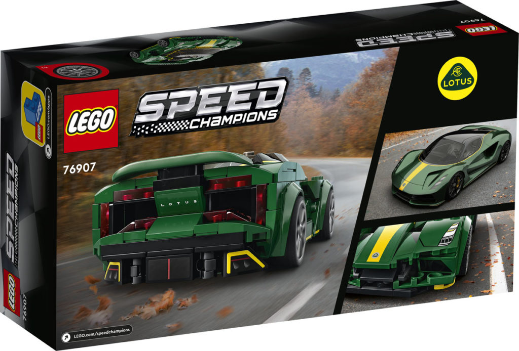 LEGO Speed Champions 76907 LOTUS EVIJA box back