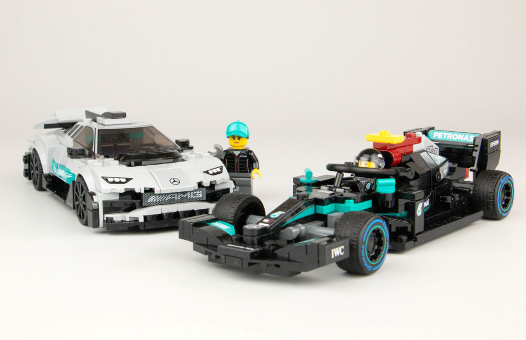 LEGO Speed Champions 76909 Mercedes AMG F1 W12 E Performance Mercedes AMG Project One review 41 1024x661