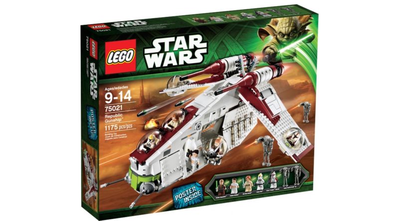 Lego Star Wars 75021 Republic Gunship တွင် ပါဝင်ခဲ့သည်။