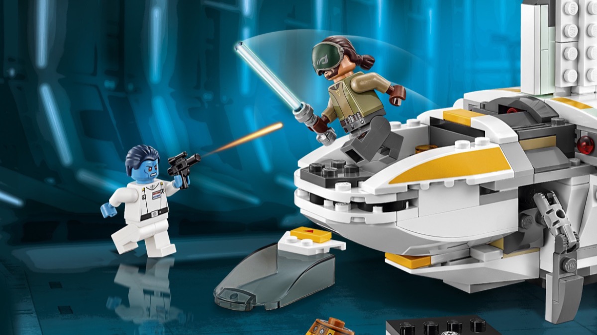 Seven iconic LEGO Star Wars minifigures only in one set