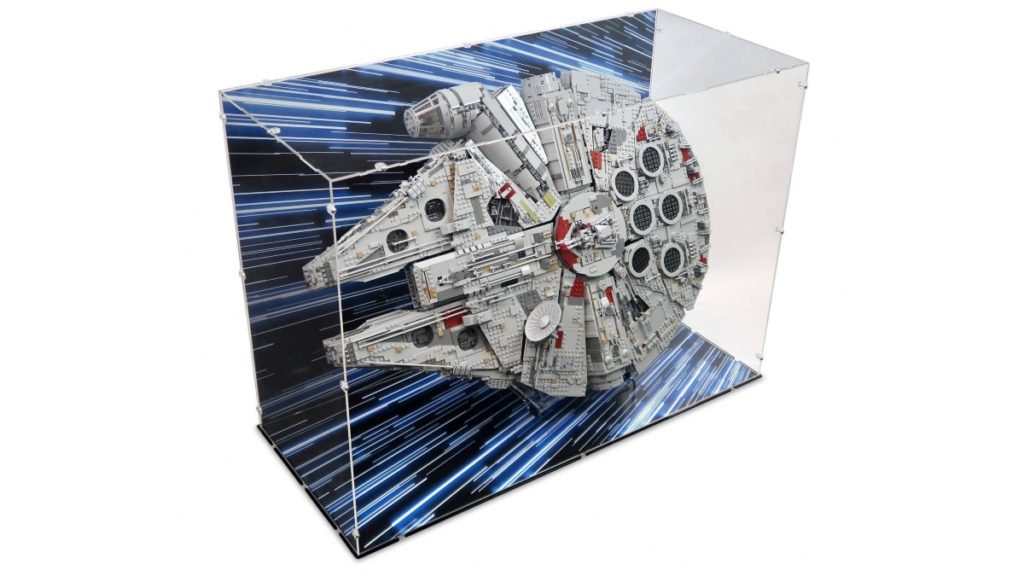 LEGO Star Wars 75192 Vetrina Millennium Falcon iDisplayit in primo piano alt