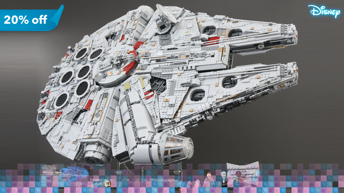 LEGO Star Wars 75192 UCS Ultimate Collectors Series Millennium Falcon Review Title 1200x675 Disney 20