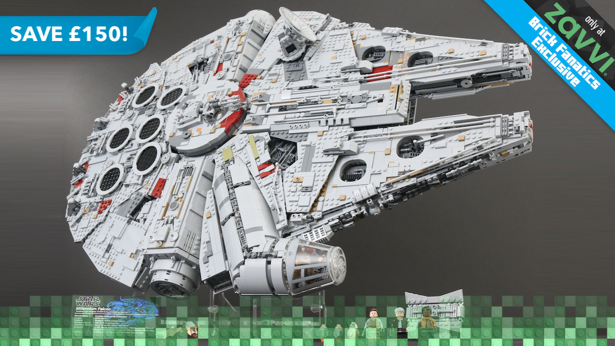 LEGO Star Wars 75192 UCS Ultimate Collectors Series Millennium Falcon Review Title 1200x675 Exclusive Zavvi