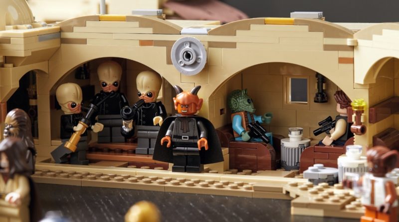 LEGO Star Wars 75290 Mos Eisley Cantina dettaglio in primo piano