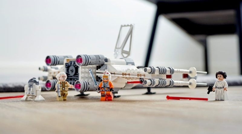LEGO Star Wars 75301 ლუკ Skywalkers X wing Fighter ცხოვრების წესი გამოირჩეოდა
