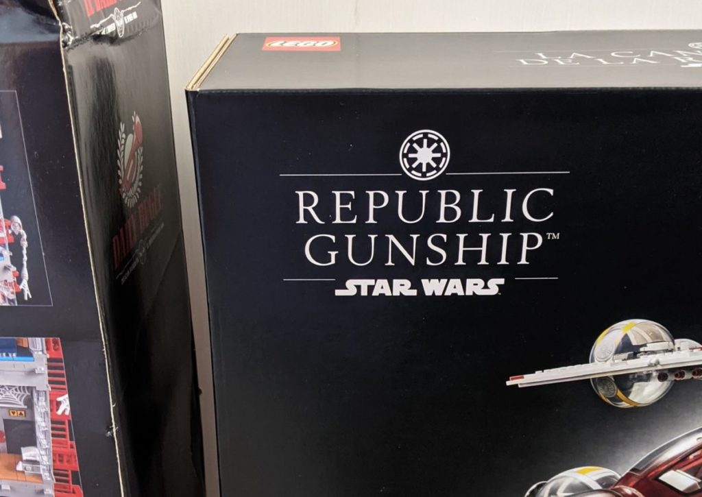 Lego Star Wars Ucs 共和国武装直升机的修正框在这里