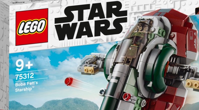LEGO Star Wars 75312 Boba Fetts Starship box name