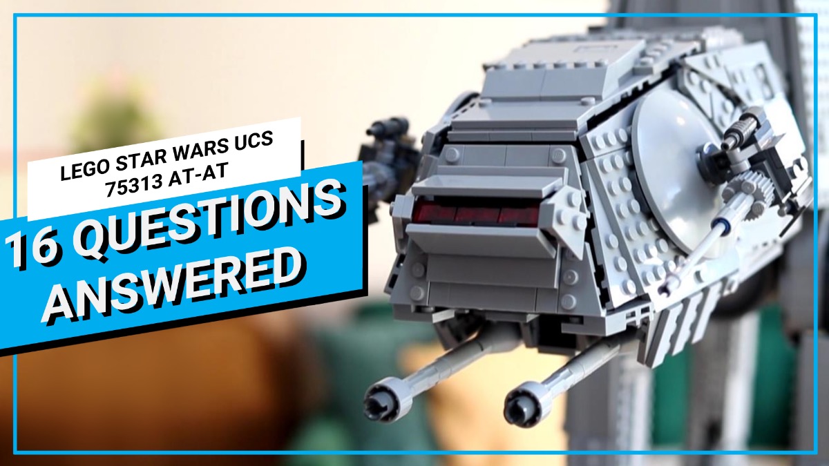 LEGO Star Wars 75313 AT AT 16 Questions Answered YouTube Thumbnail Featured