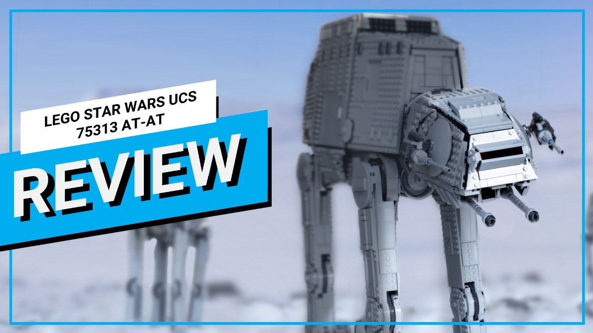 LEGO Star Wars 75313 AT AT YouTube Review Thumbnail Featured