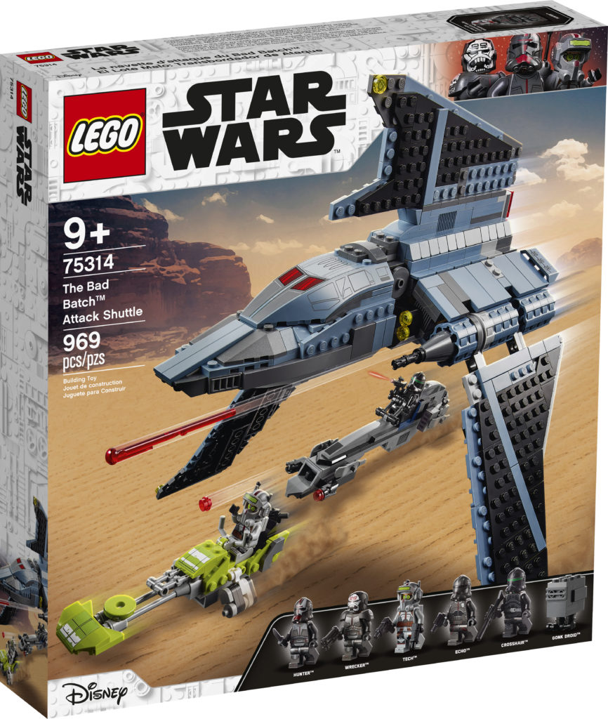 LEGO Star Wars 75314 The Bad Batch Attack Shuttle 3