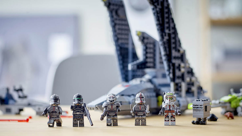LEGO Star Wars 75314 ცუდი პარტიის თავდასხმა Shuttle ცხოვრების სტილის მინიფიგურები