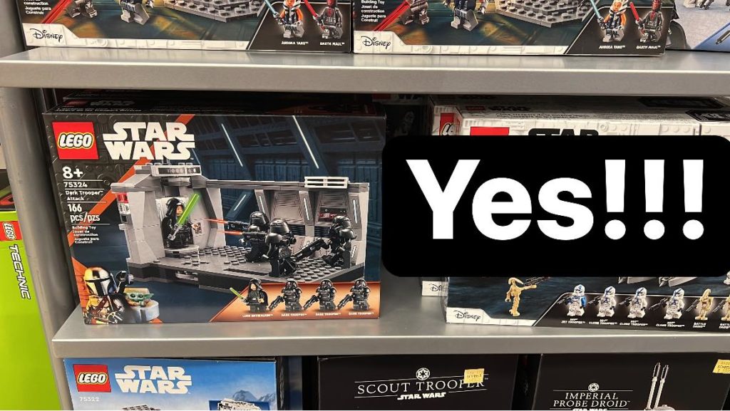 LEGO Star Wars 75324 Dark Trooper Attack shelf Scheels