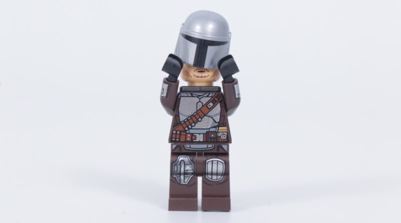 LEGO Star Wars 75325 Mandalorians N 1 Starfighter Mando სახის პრინტი გამორჩეულია