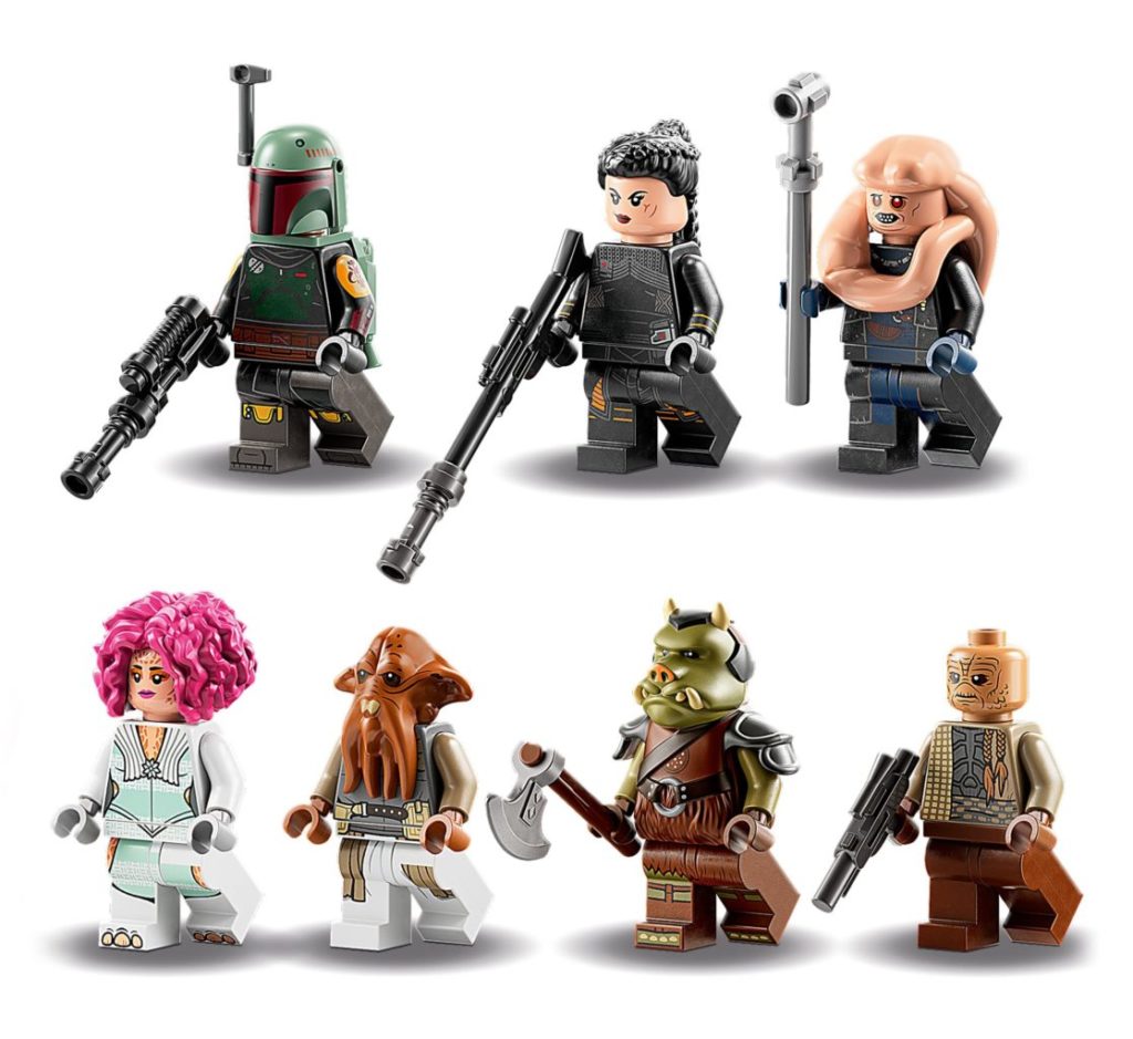 LEGO Star Wars 75326 Boba Fetts Throne Room minifigures