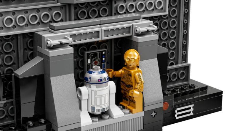 LEGO Star Wars 75339 Death Star Trash Compactor Diorama droid minifigures featured