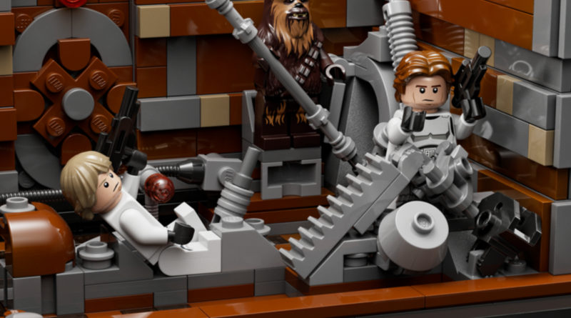 LEGO Star Wars 75339 Death Star Trash Compactor Diorama stormtrooper minifigures featured