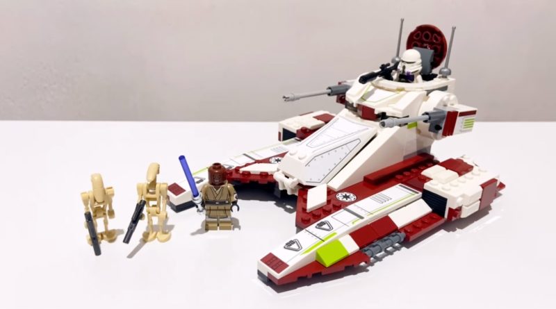 LEGO Star Wars 75342 Versione YouTube di Republic Fighter Tank in primo piano