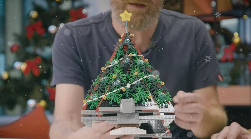 LEGO Star Wars Christmas TIE Fighter Featured