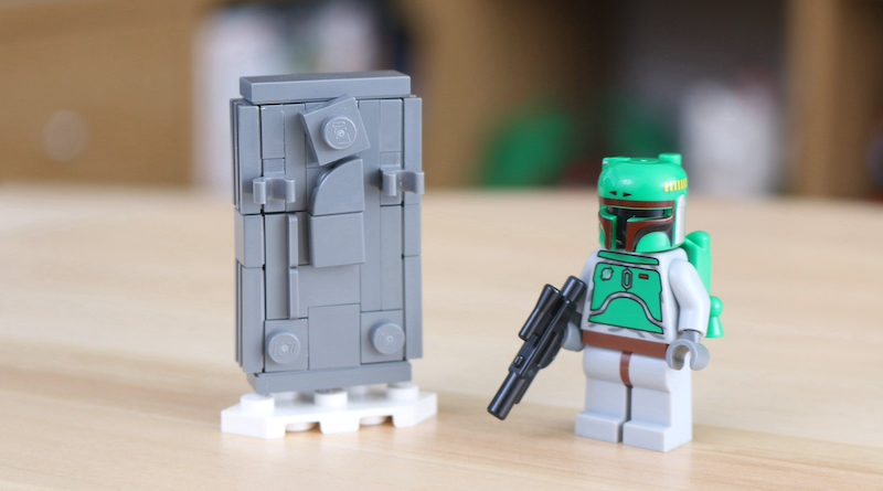 Lego Star Wars Carbonite မှ Han Solo သည်အင်္ဂါရပ်ခေါင်းစဉ်ကိုတည်ဆောက်သည်