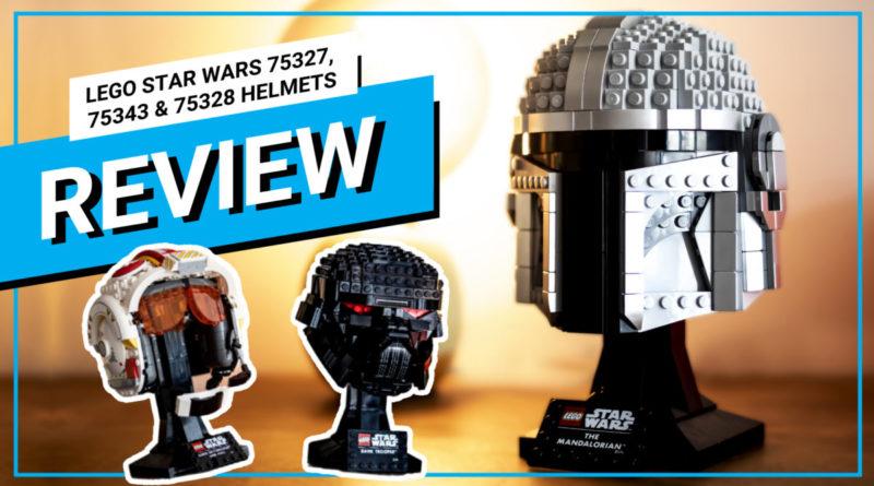 LEGO Star Wars Miniatura della recensione del video di Helmet Collection 2022