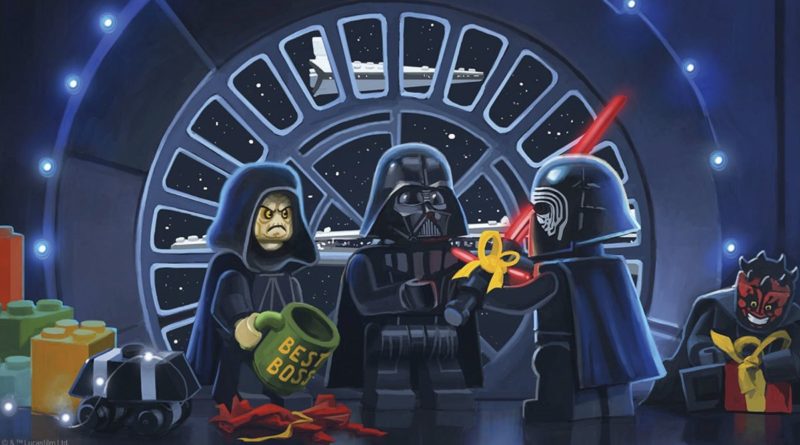 Lego Star Wars အားလပ်ရက် အထူးအယူအဆ art အထူးပြုလုပ်ထားသော