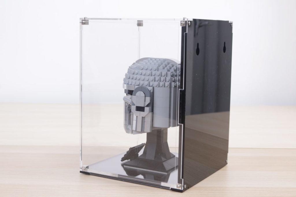 LEGO Star Wars Mandalorian Stormtrooper Scout Trooper Luke Skywalker Red Five Darth Vader Boba Fett Helmet Wicked Brick Display Case review 25 1024x683