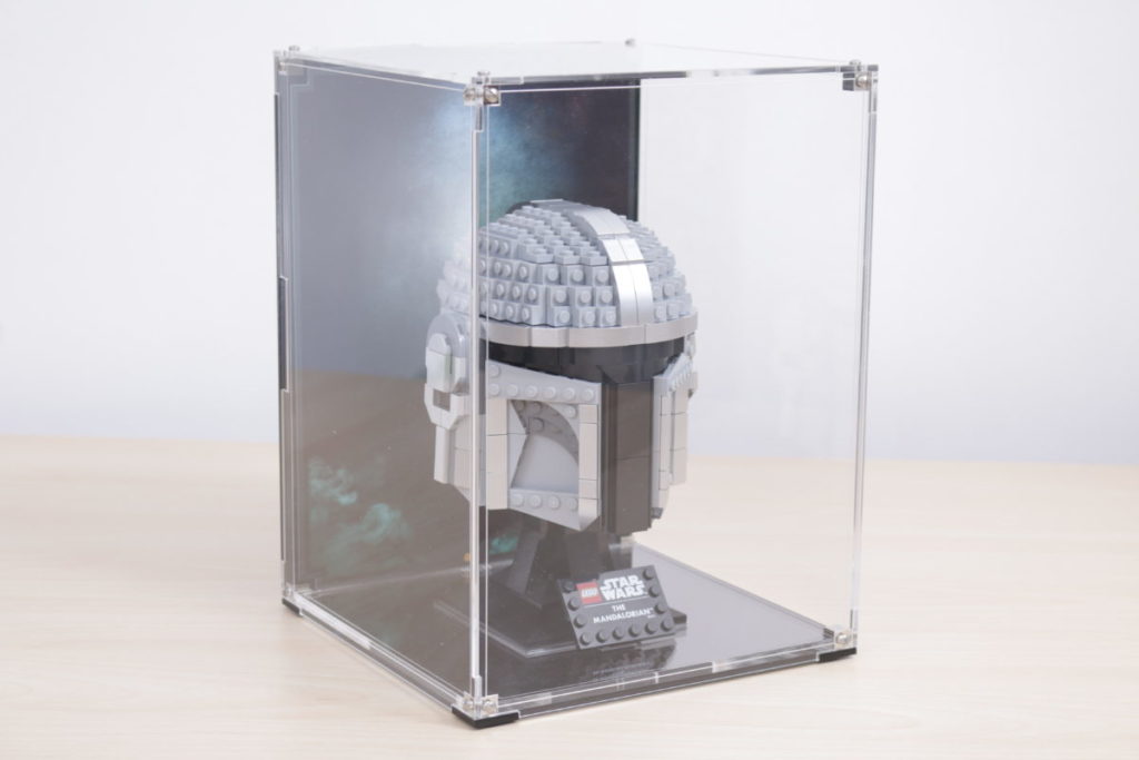 LEGO Star Wars Mandalorian Stormtrooper Scout Trooper Luke Skywalker Red Five Darth Vader Boba Fett Helmet Wicked Brick Display Case review 35 1024x683