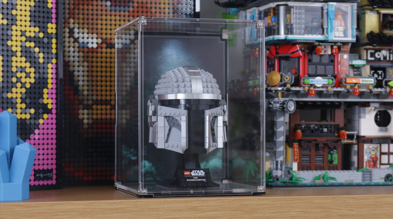 LEGO Star Wars Mandalorian Stormtrooper Scout Trooper Luke Skywalker Red Five Darth Vader Boba Fett Helmet Wicked Brick Display Case review title