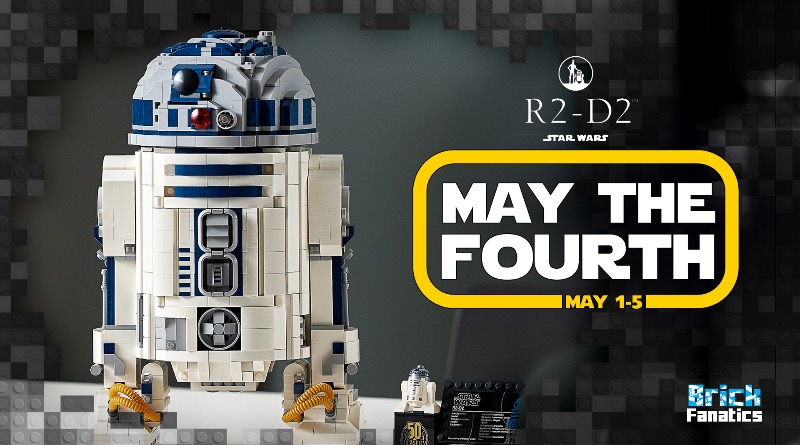 LEGO Star Wars May the Fourth 2021 Brick Fanatics 75308 R2 D2 featured