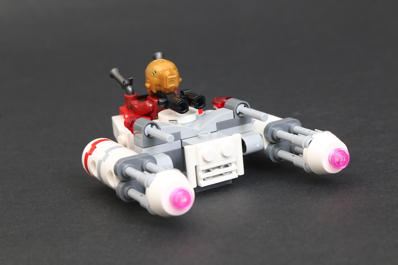 LEGO Star Wars Microfighters 75263 Resistance Y wing 75264 Kylo Ren&rsquo;s Shuttle and 75265 T 16 Skyhopper vs Bantha review 11