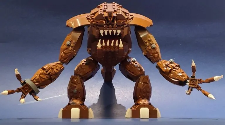 LEGO fan created brick-built Star Wars Rancor